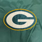 Green Bay Packers Embroidered Graphic Jacket | Size X-Large | Vintage 1990s NFL Football Green Jacket |