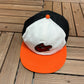 Baltimore Orioles Graphic Hat | Snap Back | Vintage 1990s MLB Baseball Trucker White Cap |