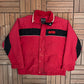 San Francisco 49ers Graphic Jacket | Size Large | Vintage 1990s NFL Football Red Jacket |