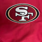 San Francisco 49ers Graphic Jacket | Size Large | Vintage 1990s NFL Football Red Jacket |