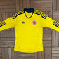 Colombia National Football Team Home Kit | Size Large | Vintage 2000s Yellow Soccer Jersey |