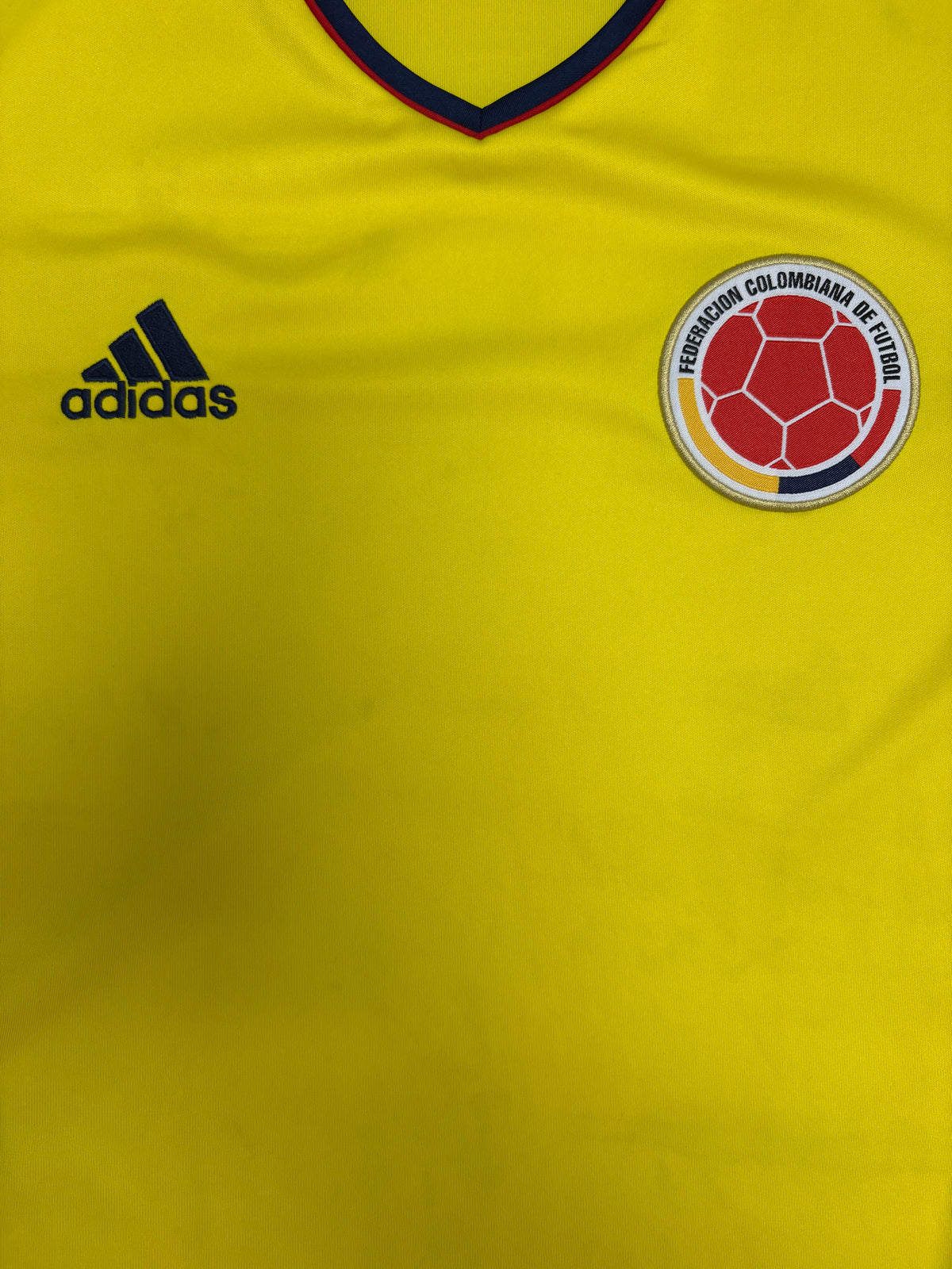 Colombia National Football Team Home Kit | Size Large | Vintage 2000s Yellow Soccer Jersey |