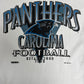 Carolina Panthers Football Graphic Tee | Size X-Large | Vintage 1990s NFL Football White T-Shirt |