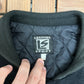 Vancouver Canucks Flying Skate Graphic Jacket | Size X-Large | Vintage 1990s NHL Hockey Black Jacket |