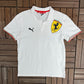 Ferrari Puma Graphic Tee | Size Medium | Vintage 2000s Promotional White T-Shirt |