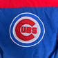 Chicago Cubs Stitched Graphic Jacket | Size Large | Vintage 1990s MLB Baseball Blue Jacket |