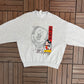 Mickey Mouse Lake Geneva Graphic Crewneck | Size Large | Vintage 1990s Promotional Cartoon Grey Sweatshirt |