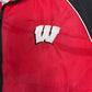 Wisconsin Badgers Graphic Windbreaker | Size Medium | Vintage 1990s College Red Jacket |