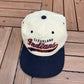 Cleveland Indians Baseball Embroidered Hat | One Size | Vintage 1990s Starter MLB Baseball White Cap |