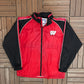 Wisconsin Badgers Graphic Windbreaker | Size Medium | Vintage 1990s College Red Jacket |