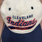 Cleveland Indians Baseball Embroidered Hat | One Size | Vintage 1990s Starter MLB Baseball White Cap |