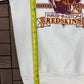 Washington Redskins Super Bowl XXII Graphic Crewneck | Size Large | Vintage 1980s NFL Football White Sweater |