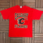 Calgary Flames Graphic Tee | Size X-Large | Vintage 2000s NHL Hockey Red T-Shirt |