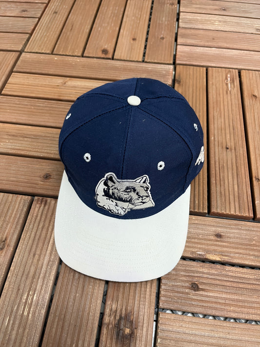 Penn State Nittany Lions Graphic Hat | Size 7 1/8 | Vintage 1990s College Blue Cap |