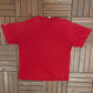 Cincinnati Reds Graphic Tee | Size Large | Vintage 2000s MLB Baseball Red T-Shirt |