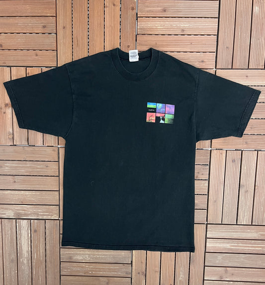 Tokyo Electron America Austin Graphic Tee | Size Large | Vintage 2000s Promotional Black T-Shirt |