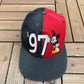 Mickey Mouse '97 Graphic Hat | Snap Back | Vintage 1990s Disney Cartoon Black Cap |