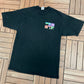 Tokyo Electron America Austin Graphic Tee | Size Large | Vintage 2000s Promotional Black T-Shirt |