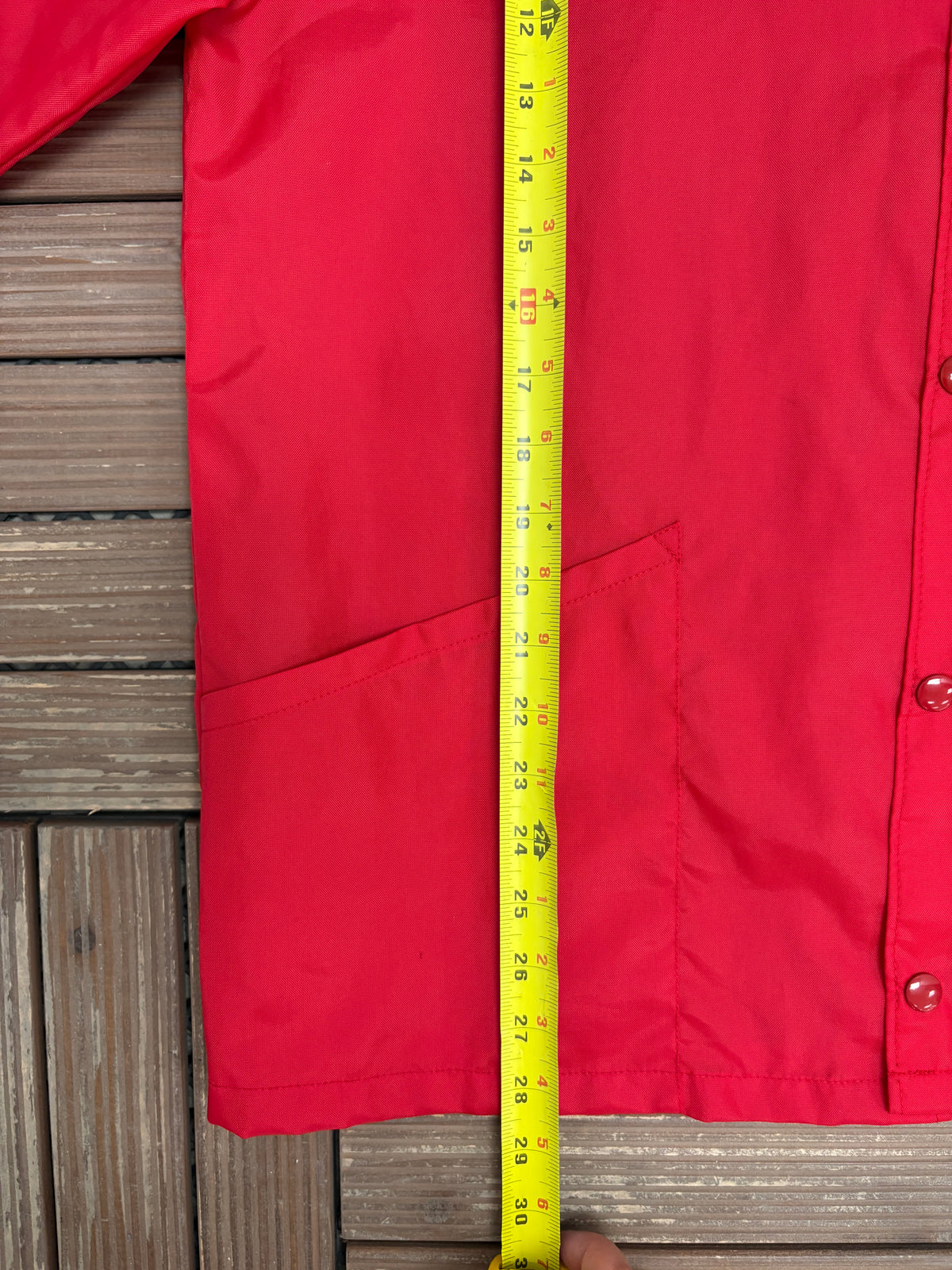 Big Jon Fishing Graphic Windbreaker | Size Medium | Vintage 1980s Promotional Red Jacket |