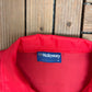 Big Jon Fishing Graphic Windbreaker | Size Medium | Vintage 1980s Promotional Red Jacket |