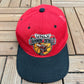 UNLV Runnin' Rebels Embroidered Graphic Hat | Snap Back | Vintage 1990s College Sports Red Cap |