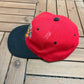 UNLV Runnin' Rebels Embroidered Graphic Hat | Snap Back | Vintage 1990s College Sports Red Cap |