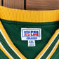 Green Bay Packers Embroidered Graphic Vest | Size XX-Large | Vintage 1990s NFL Football Green Starter Coach Vest |