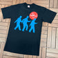 The Genesis We Can't Dance Tour Graphic Tee | Size Large | Vintage 1990s Rock Black T-Shirt |