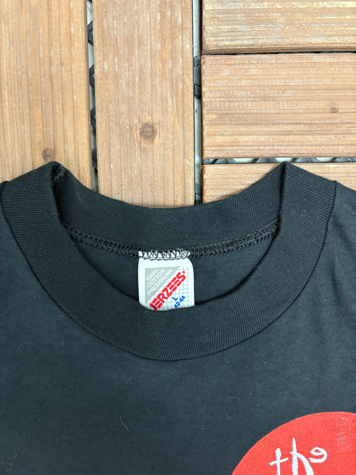 The Genesis We Can't Dance Tour Graphic Tee | Size Large | Vintage 1990s Rock Black T-Shirt |