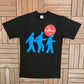 The Genesis We Can't Dance Tour Graphic Tee | Size Large | Vintage 1990s Rock Black T-Shirt |