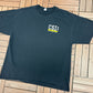 CSI Crime Scene Investigation Las Vegas Graphic Tee | Size XX-Large | Vintage 2000s Promotional Black T-Shirt |