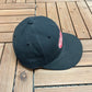 Detroit Red Wings Embroidered Graphic Hat | Size 6 7/8 | Vintage 1990s NHL Hockey Black Cap |