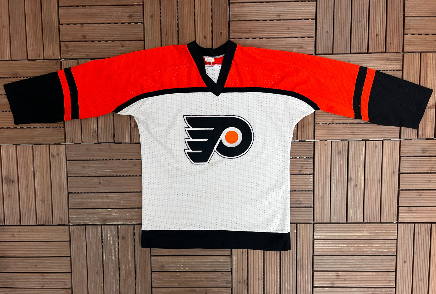 Philadelphia Flyers Stitched Hockey Jersey | Size Medium | Vintage 1990s NHL Hockey Jersey |