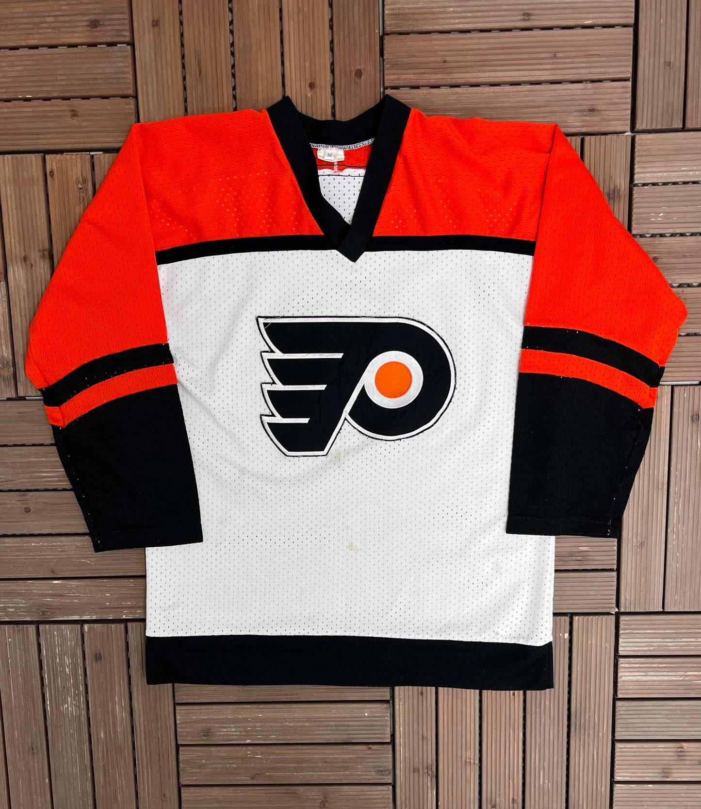 Philadelphia Flyers Stitched Hockey Jersey | Size Medium | Vintage 1990s NHL Hockey Jersey |