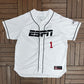 ESPN Baseball Tonight Baseball Jersey | Size X-Large | Vintage 2000s Promotional White Jersey |