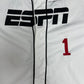 ESPN Baseball Tonight Baseball Jersey | Size X-Large | Vintage 2000s Promotional White Jersey |