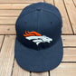 Denver Broncos Embroidered Graphic Hat | Size 6 7/8 | Vintage 1990s NFL Football Blue Cap |