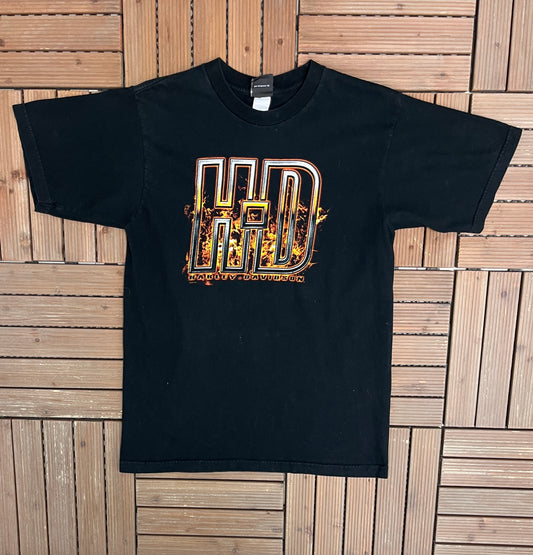 Harley Davidson Las Vegas Graphic Tee | Size Large | Vintage 2000s Biker Motorcycle Black T-Shirt |