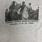 Cedar Creek Battlefield Middletown, Virginia Graphic Tee | Size Large | Vintage 1990s Military Grey T-Shirt |