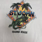 St. John Iguana House Graphic Tee | Size X-Large | Vintage 1990s White Single Stitch T-Shirt |