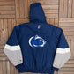 Penn State Nittany Lions Reversible Jacket | Size X-Large | Vintage 1990s Blue Puffer Jacket |