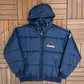 Penn State Nittany Lions Reversible Jacket | Size X-Large | Vintage 1990s Blue Puffer Jacket |