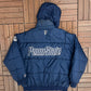 Penn State Nittany Lions Reversible Jacket | Size X-Large | Vintage 1990s Blue Puffer Jacket |