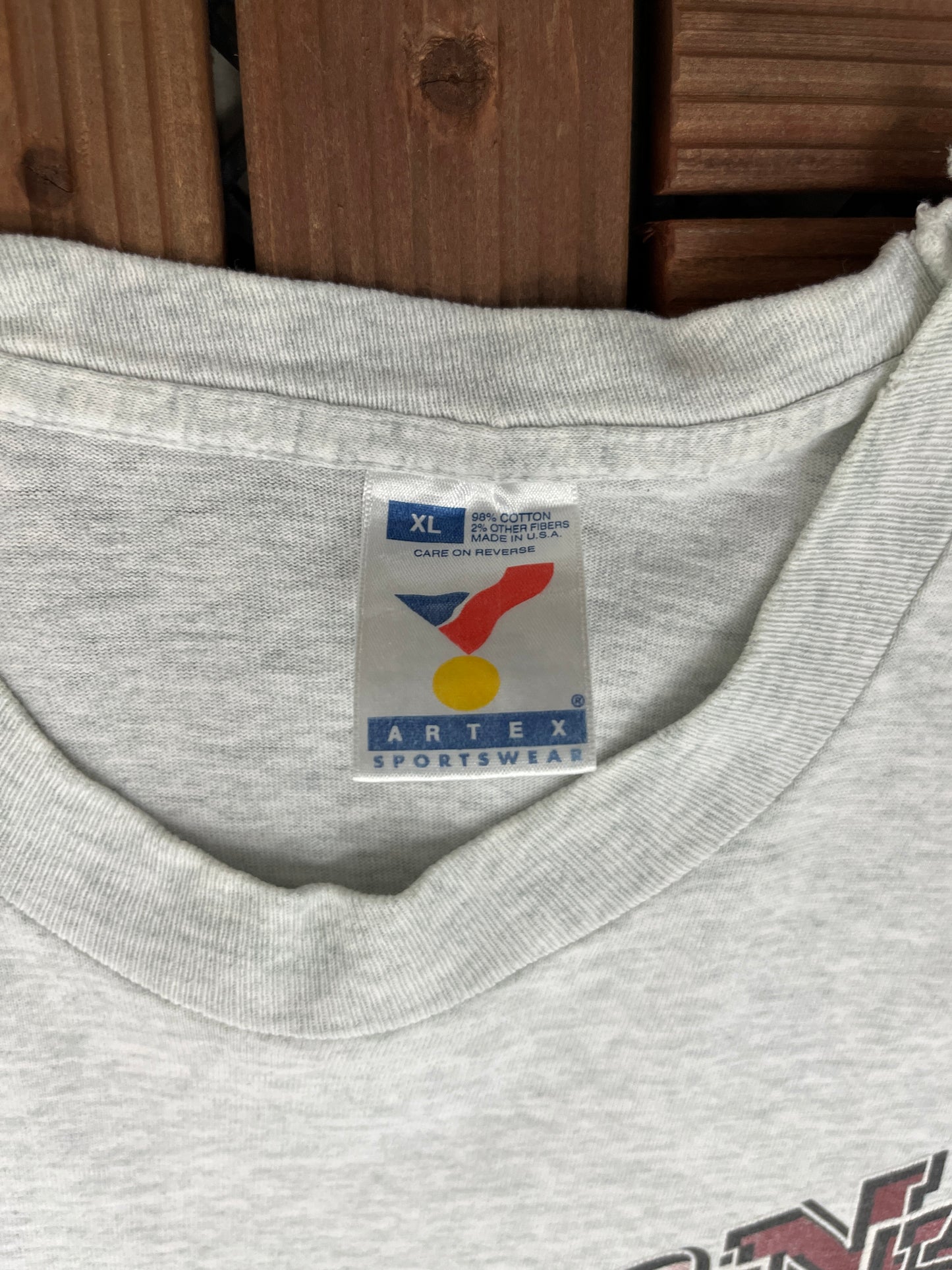 Arizona Cardinals Graphic Tee | Size X-Large | Vintage 1990s NFL Football Grey T-Shirt |