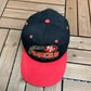 San Francisco 49ers Graphic Hat | Cinch Back | Vintage 1990s NFL Football Black Cap |