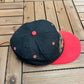 San Francisco 49ers Graphic Hat | Cinch Back | Vintage 1990s NFL Football Black Cap |