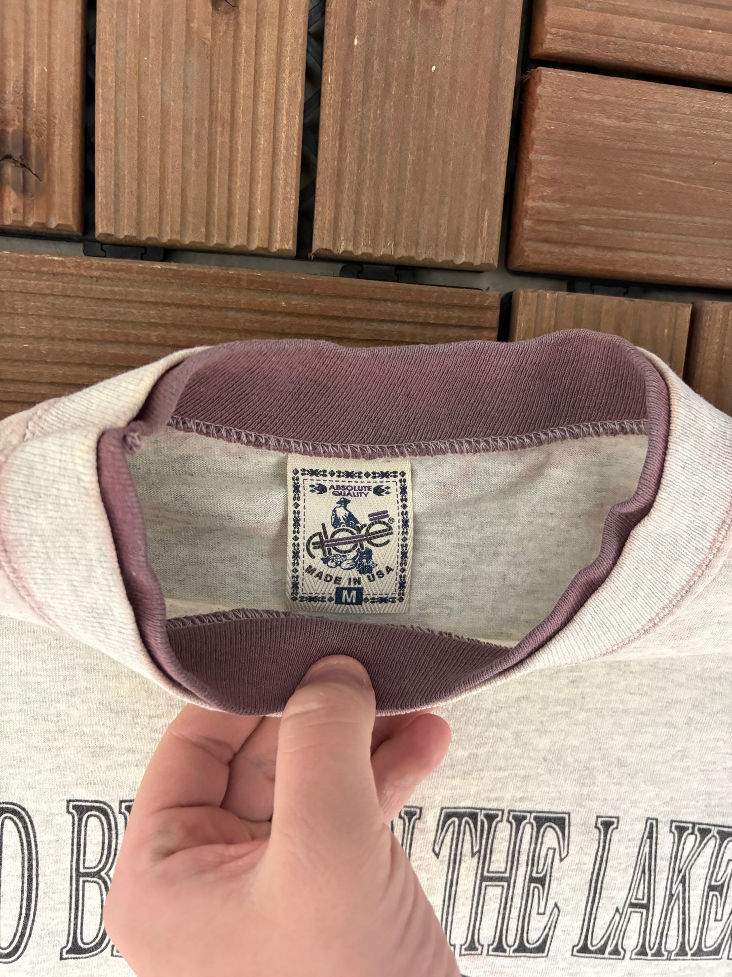 Elk & Bison Prairie, Kentucky Graphic Tee | Size Medium | Vintage 1990s Animal Grey T-Shirt |