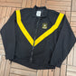 United States Army Embroidered Graphic Windbreaker | Size Small | Vintage 2000s Military Black Jacket |