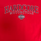 Harley Davidson Lansing, Michigan Graphic Tee | Size X-Large | Vintage 2000s Biker Red T-Shirt |