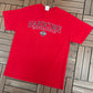 Harley Davidson Lansing, Michigan Graphic Tee | Size X-Large | Vintage 2000s Biker Red T-Shirt |
